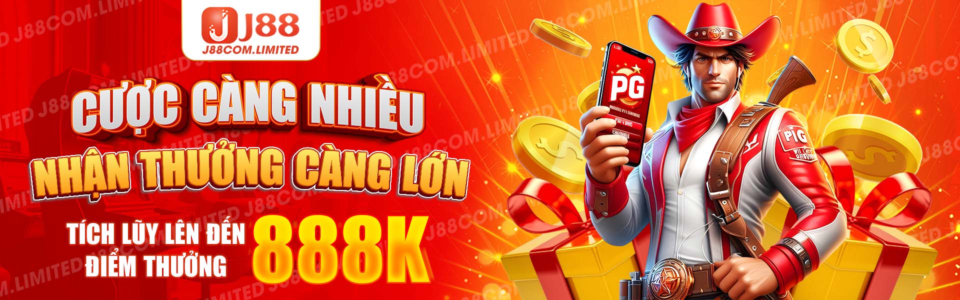 cược càng nhiều - nhận thưởng càng lớn - Tích lũy lên đến 888k điểm thưởng